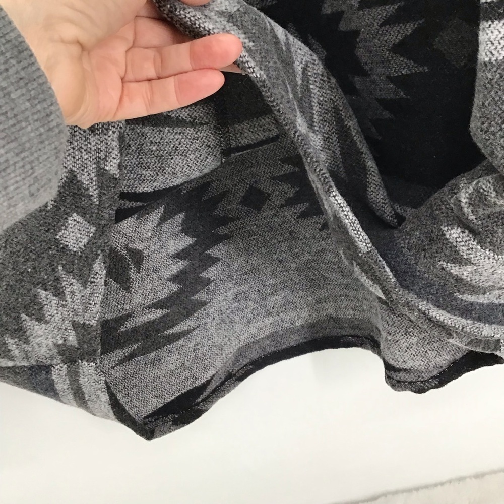 Native Western Aztec Button-Up Jacket Shacket Win… - image 3